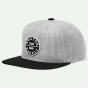 Oath III Grey and Black Snapback Cap - Brixton