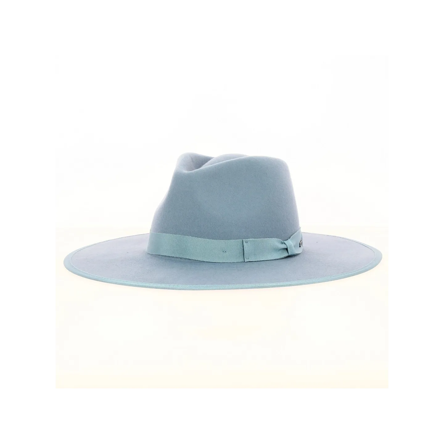Chapeau Fedora Jo Rancher Feutre Laine Bleu Ciel - Brixton