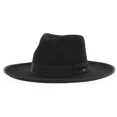 Chapeau Fedora Reno Feutre Noir - Brixton