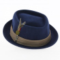 Porkpie Stout Hat Navy Blue - Brixton