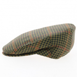 Casquette Anglaise cachemire Verte - Traclet