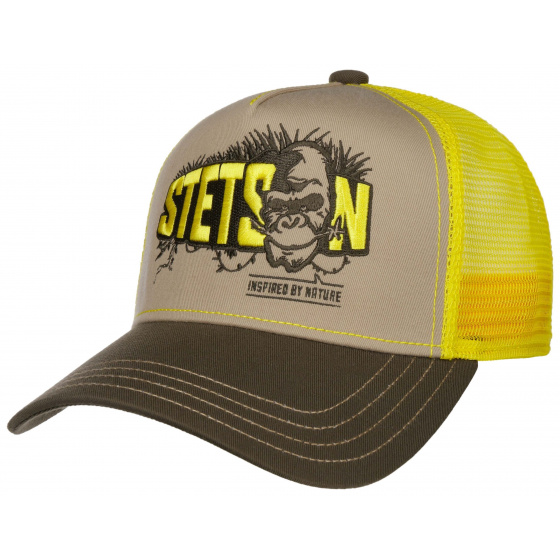 Monkey Nature Trucker Baseball Cap - Stetson