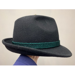 Black Tyrolean Hat Charentes des Deux Mondes compliant