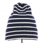 Navy blue and ecru sailor hat - Kopka