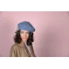 Basque beret with sky blue veil - Kopka
