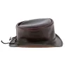 Hampton Leather Half Top Hat Olive - Head'nHome Reference: 17669| Traclet Hat Shop