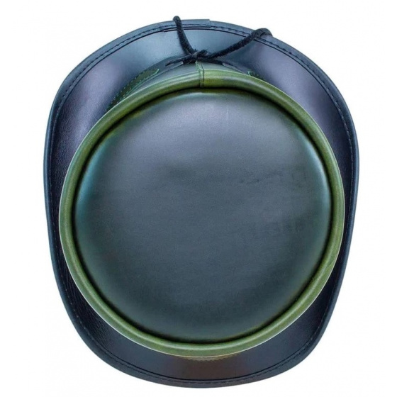 Hampton Leather Half Top Hat Olive - Head'nHome Hampton Leather Half Top Hat Olive - Head'nHome
