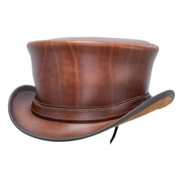 Hampton Half Top Hat Camel Leather - Head'nHome