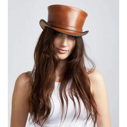copy of Hampton Leather Half Top Hat - Head'nHome