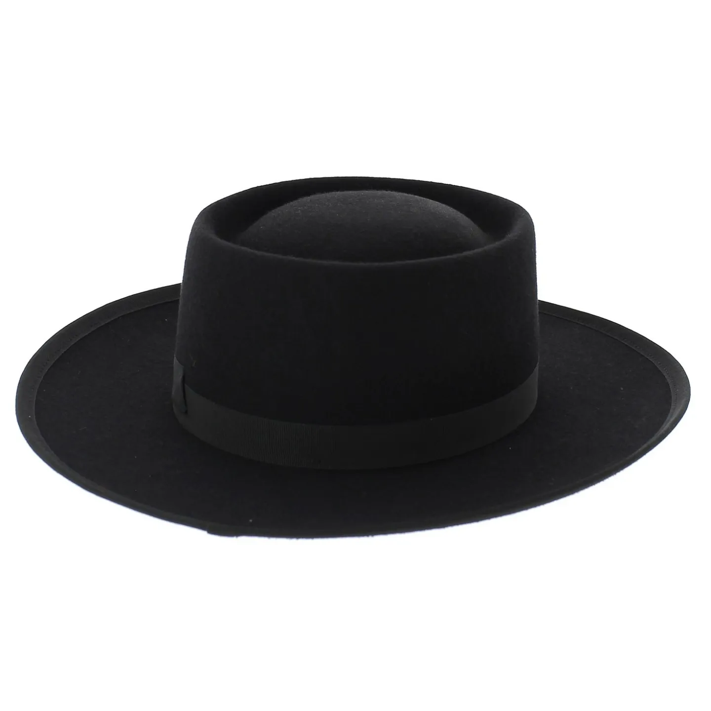 Alsatian Wide-Brimmed Hat - Gambler shape Reference: 17676 | Traclet Hat Shop