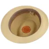 Stetson - Beige Scriba Toyo Trilby Hat Reference: 3719 | Traclet Hat Shop