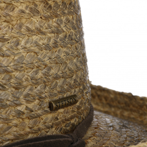 Natural Straw Gambler Hat Jonas UPF 50+ - Stetson