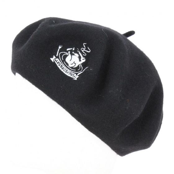 Béret broderie Les becs fins - Traclet Béret broderie Les becs fins - Traclet