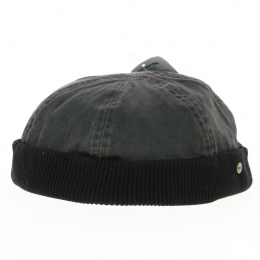 Docker Cap Pissot Cotton Brown or Black - Traclet