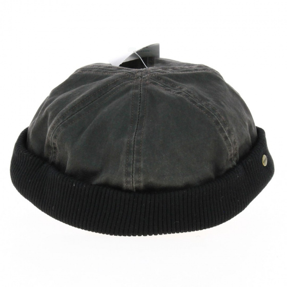 Docker Cap Pissot Cotton Brown or Black - Traclet