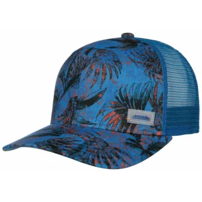 Trucker Cap Jungle Linen Blue - Stetson