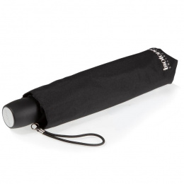 Slim UV-UPF50+ Uni Black Umbrella - Isotoner