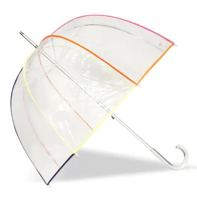 Neon Transparent Bell Umbrella - Isotoner