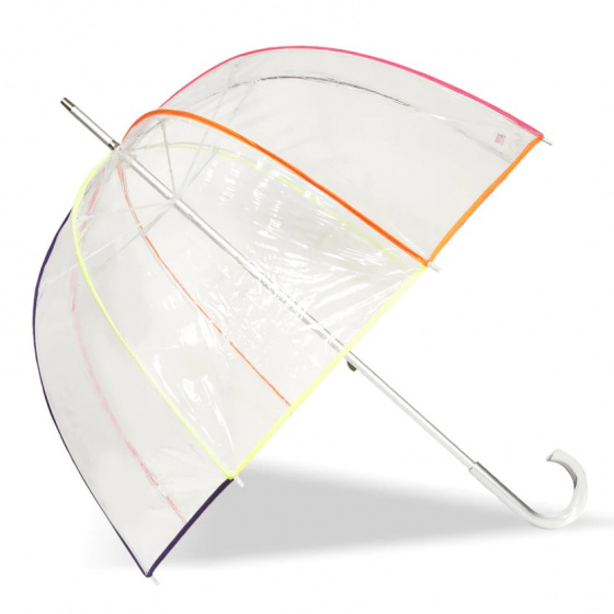 Parapluie Cloche Transparent Néon - Isotoner