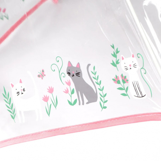 Parapluie Cloche Enfant PVC Chaton - Isotoner Parapluie Cloche Enfant PVC Chaton - Isotoner