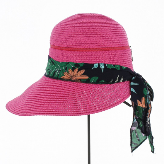 Casquette Santa Giulia Grande Visière Fuchsia - Traclet Casquette Santa Giulia Grande Visière Fuchsia - Traclet