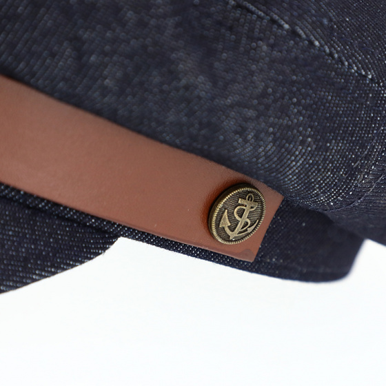 Blue Cotton Sailor Cap - Traclet