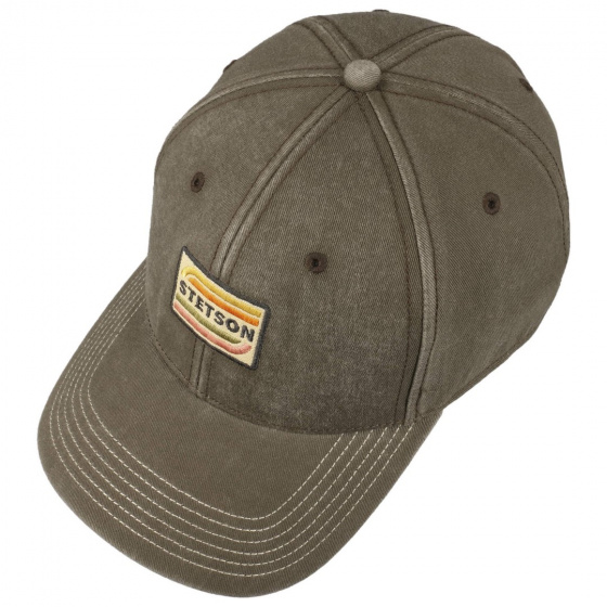 Kona Cotton Baseball Cap Olive - Stetson