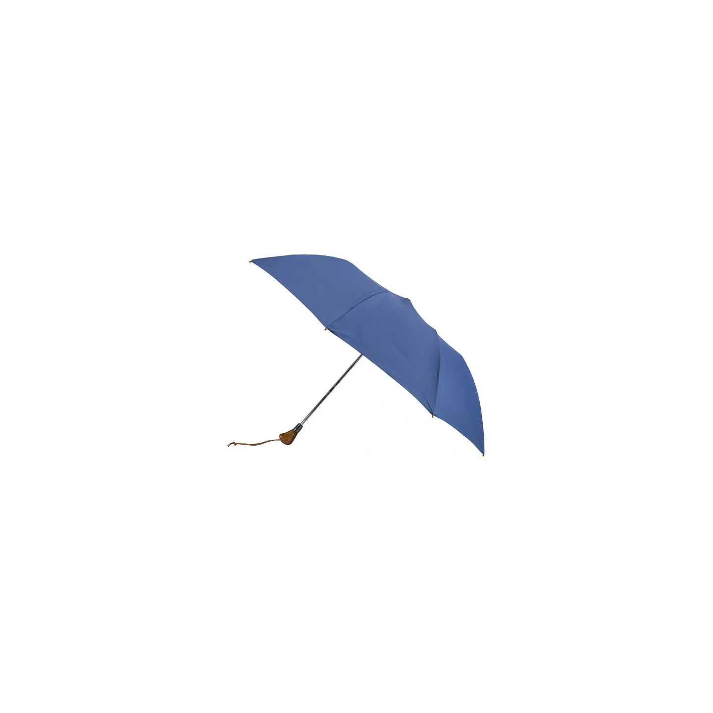 Blue automatic folding golf umbrella - Piganiol