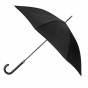 Black Automatic Walking Stick Umbrella - Piganiol