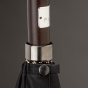 Men's Manual Stick Umbrella Arabica Black - Piganiol