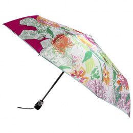 Flowering women's folding umbrella - Piganiol