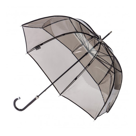 Parapluie Transparent fumé bordé noir - Piganiol