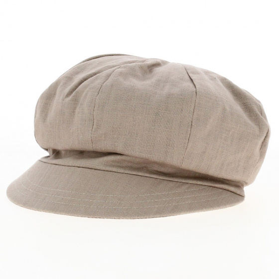 Gavroche Elorine Linen Taupe Cap - Mtm