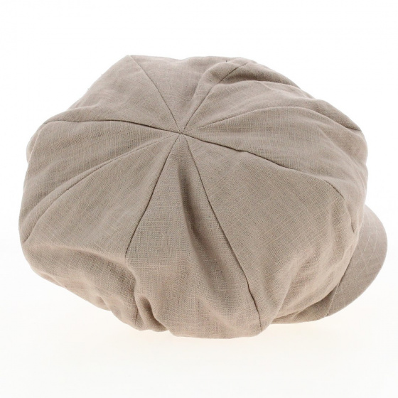 Casquette Gavroche Elorine Lin Taupe - Mtm