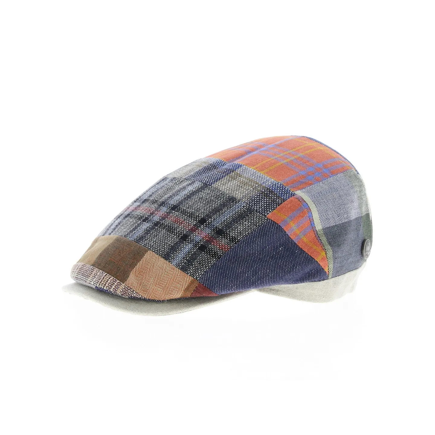 Casquette Patchwork Domiti Lin & Coton- Traclet Reference : 9327 | Chapellerie Traclet