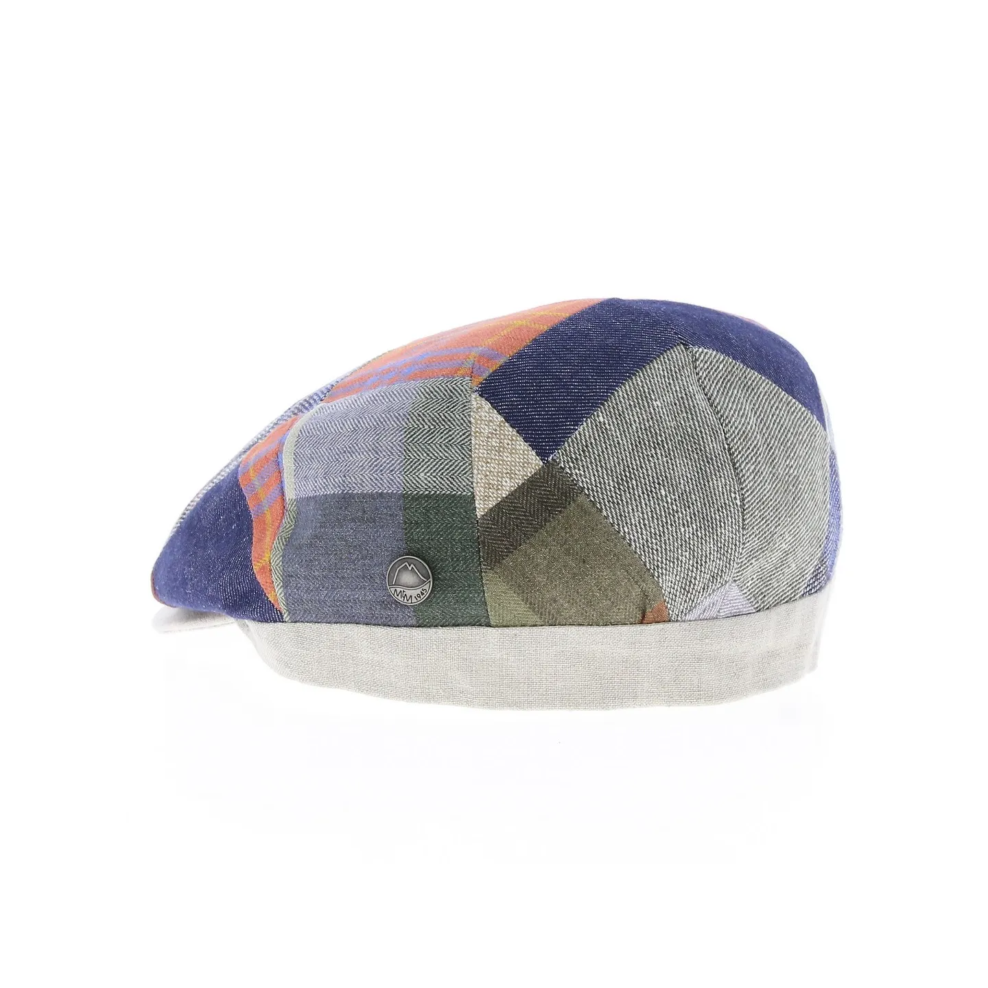 Casquette Patchwork Domiti Lin & Coton- Traclet Reference : 9327 | Chapellerie Traclet