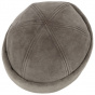 Docker Leather Beige Beanie - Stetson