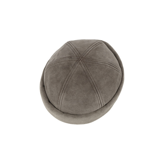 Bonnet Docker Cuir Beige - Stetson