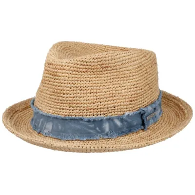 Chapeau Fedora Raphia Crochet - Stetson