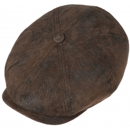 Casquette hatteras Cuir Marron stetson