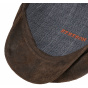 Stetson Brown Leather Hatteras Cap