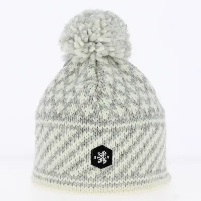 Bonnet Pompon Moisson - White Bonnet
