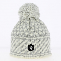 Bonnet Pompon Moisson - White Bonnet