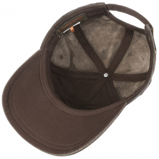 Brown Liberty Leather Baseball Cap Stetson Brown Liberty Leather Baseball Cap Stetson