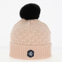 Bonnet Pompon Laine La Clusaz - Blanc Bonnet