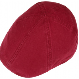 Casquette Plate Coton Bio Bordeaux - Stetson