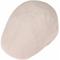 Beige Organic Cotton Flat Cap - Stetson