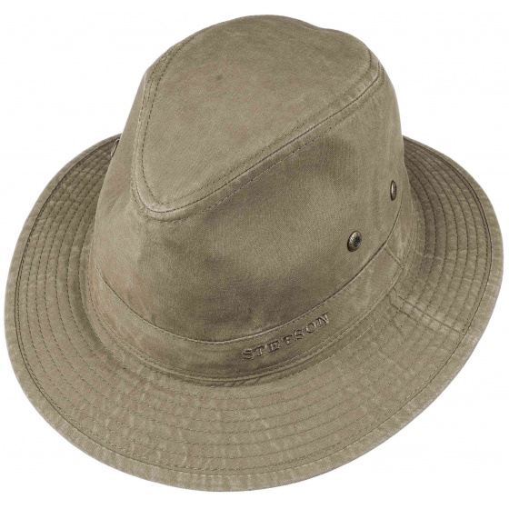 Stetson Virginia Organic Cotton Traveler Hat Khaki UPF 40+ Stetson Virginia Organic Cotton Traveler Hat Khaki UPF 40+