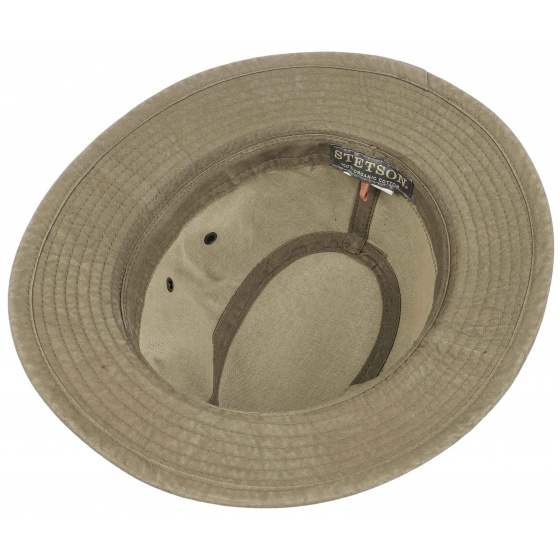 Stetson Virginia Organic Cotton Traveler Hat Khaki UPF 40+ Stetson Virginia Organic Cotton Traveler Hat Khaki UPF 40+