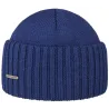 Blue Wool Northport Reversed Short Beanie - Stetson